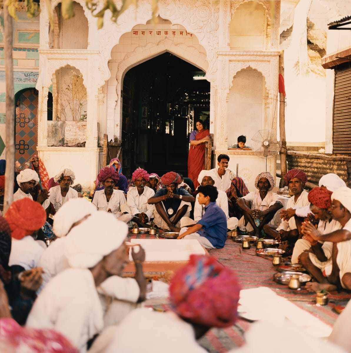 Seated Ceremony (Pushkar, India) by Amie Potsic 