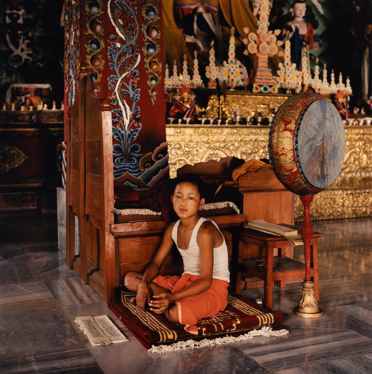Young Monk (Bodghaya, India) by Amie Potsic 