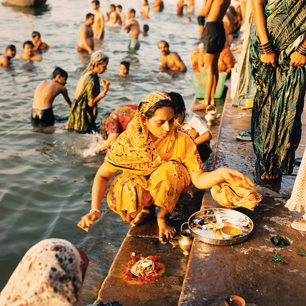 Puja (Varanasi/Benares, India) by Amie Potsic 