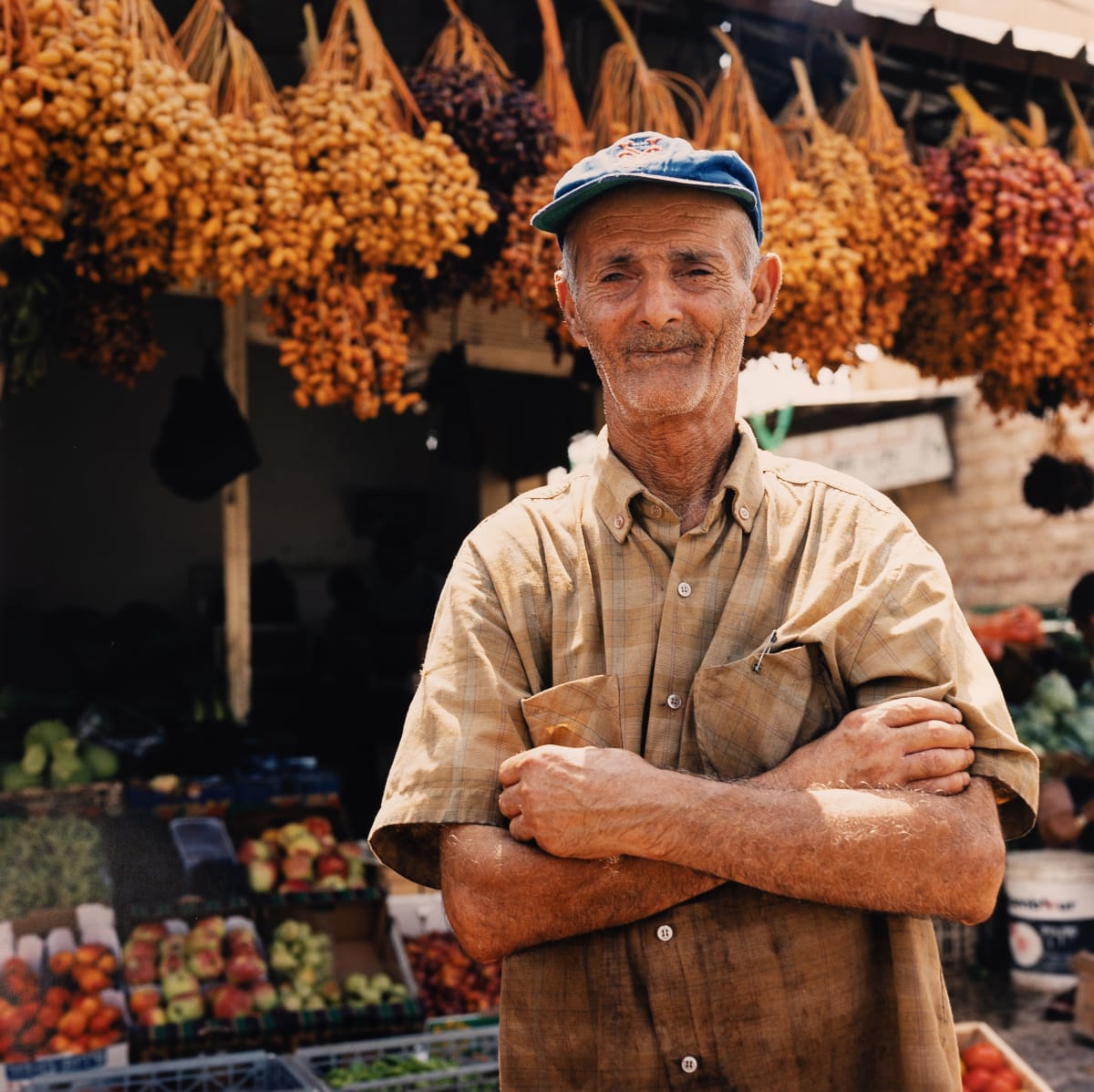 Selling Dates at Market (Jericho, Israel) by Amie Potsic 