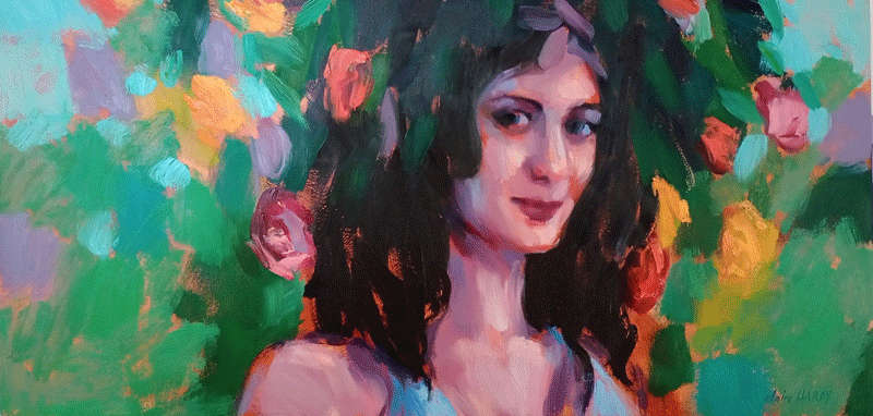 Flora's Gaze by CLAIRE HARDY, Image 1.