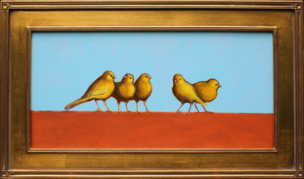 Chateau Canaries framed by CLAIRE HARDY 