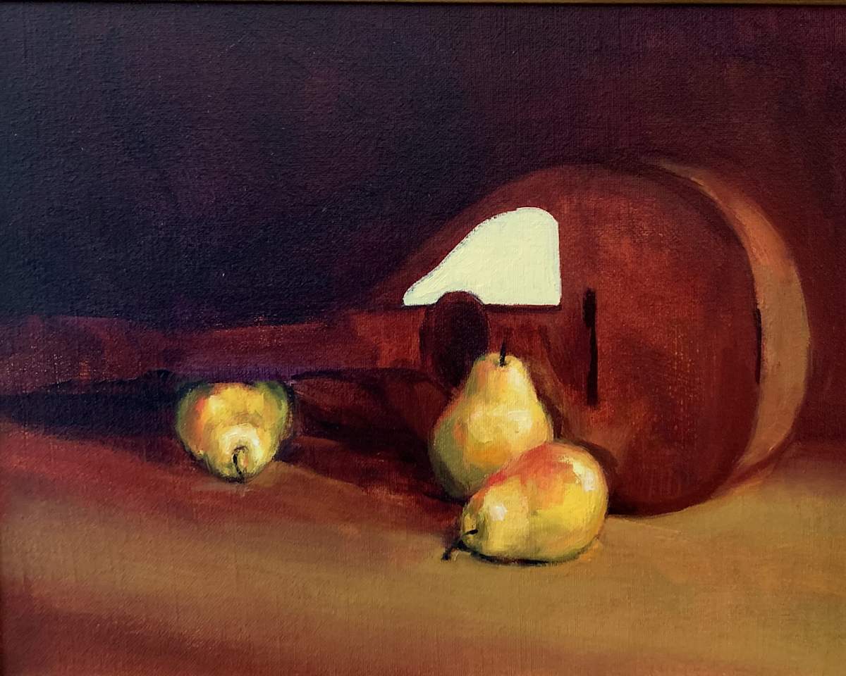 Mandolin Fruit I by CLAIRE HARDY 