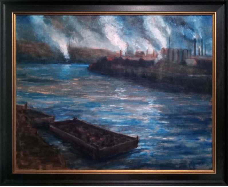 Mills at Twilight by CLAIRE HARDY 