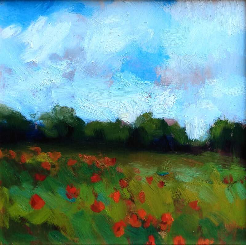 My Poppy Garden by CLAIRE HARDY 