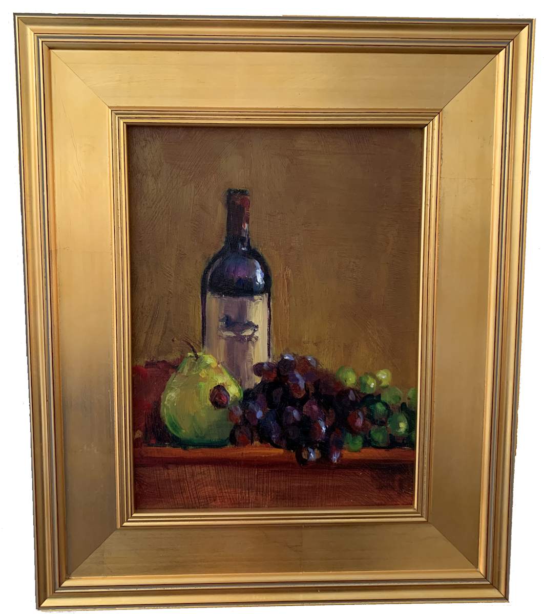 Still Life with Grapes and Pears by CLAIRE HARDY 