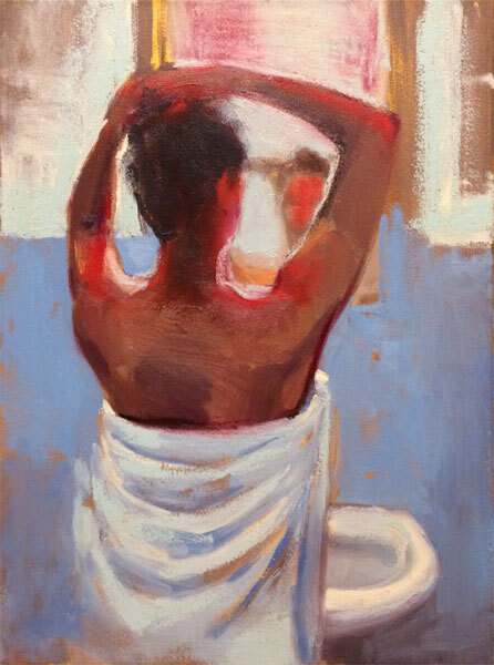 Towel Off Reflection by CLAIRE HARDY, Image 1.