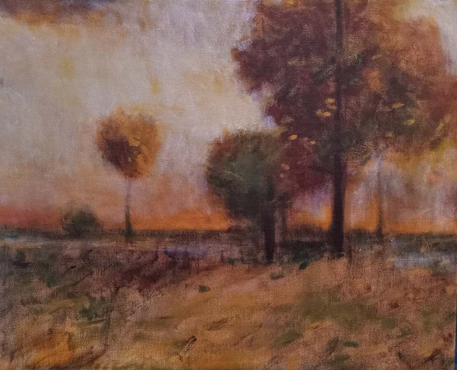 Twilight after Inness by CLAIRE HARDY 