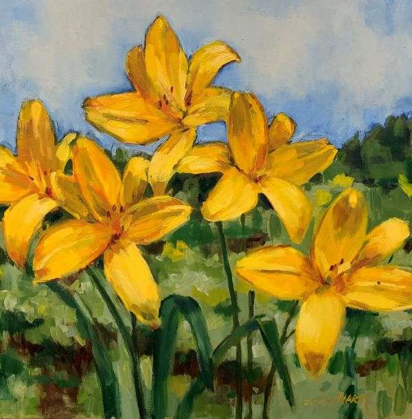 Variation in Yellow II by CLAIRE HARDY 