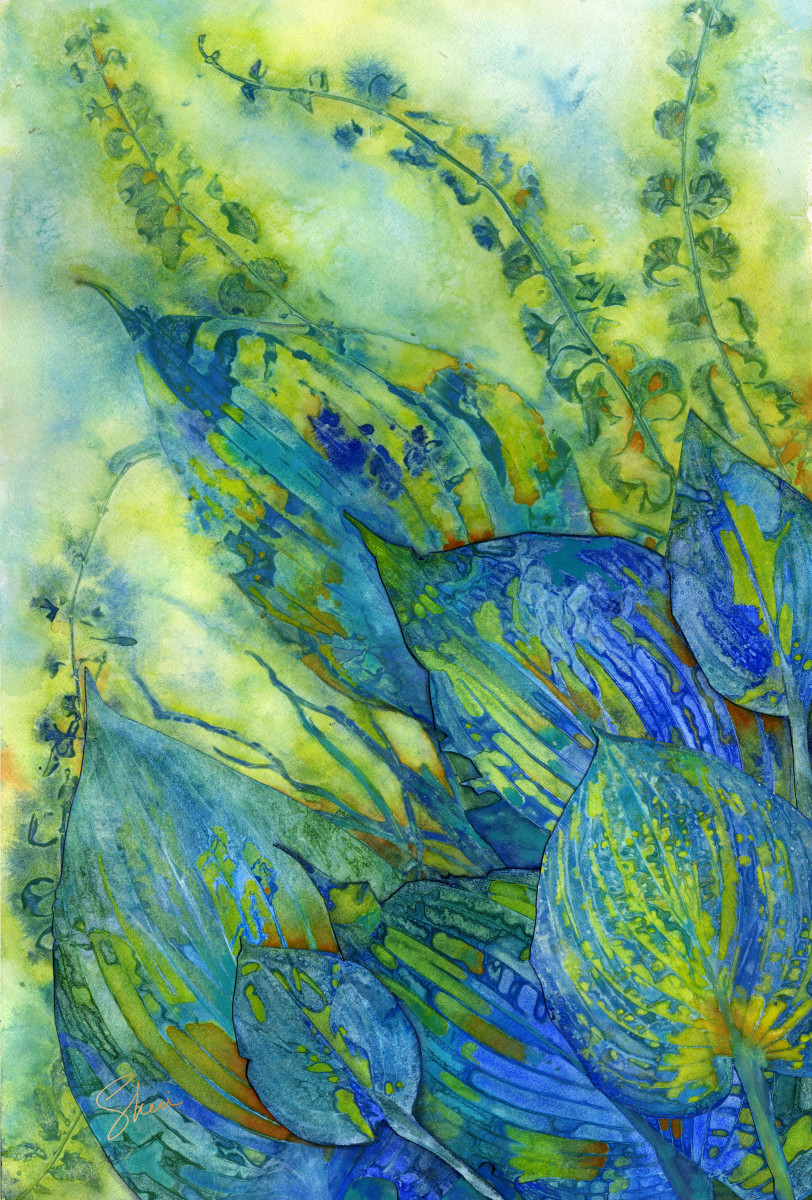 Hostas...to the Sun by Sheri Trepina 