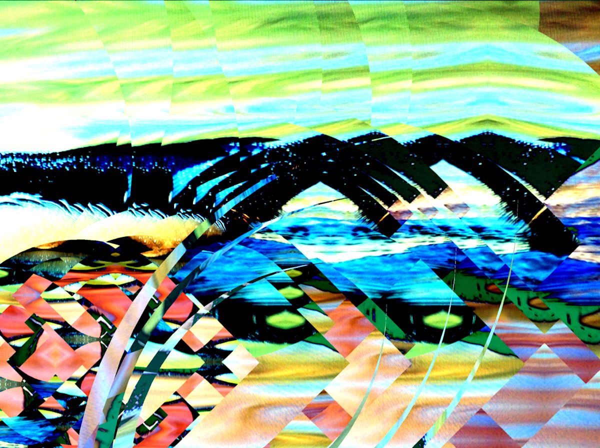 Black Lava Tidal Pool study by Priscilla Greenbaum, Image 1.