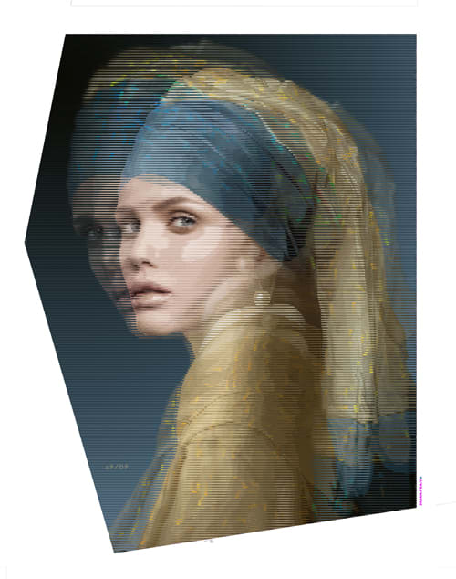 Girl with Pearl Earring by Alea Pinar Du Pre, Image 1.