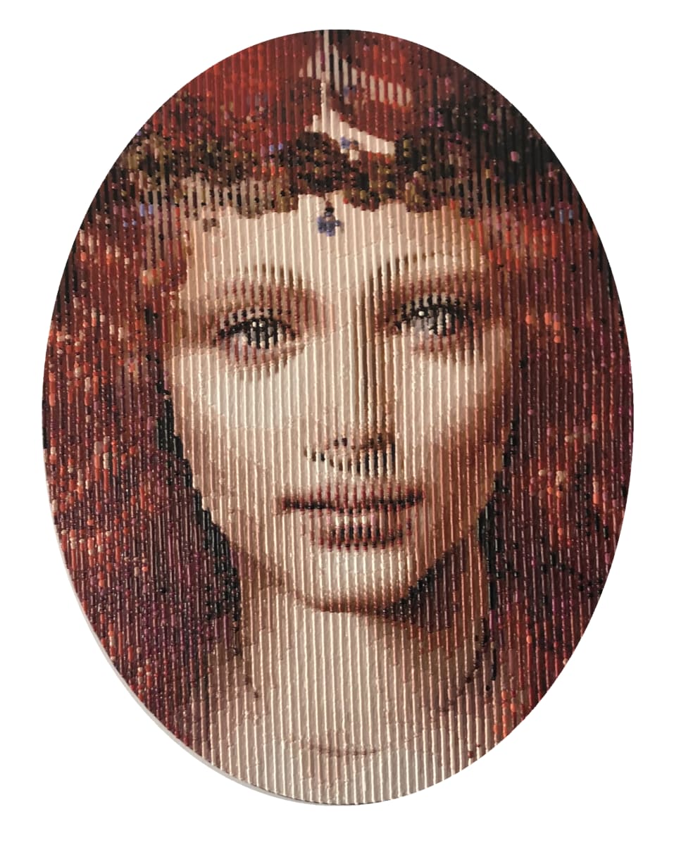 Girl With Cherries after Marco d'Oggiono by Alea Pinar Du Pre, Image 1.