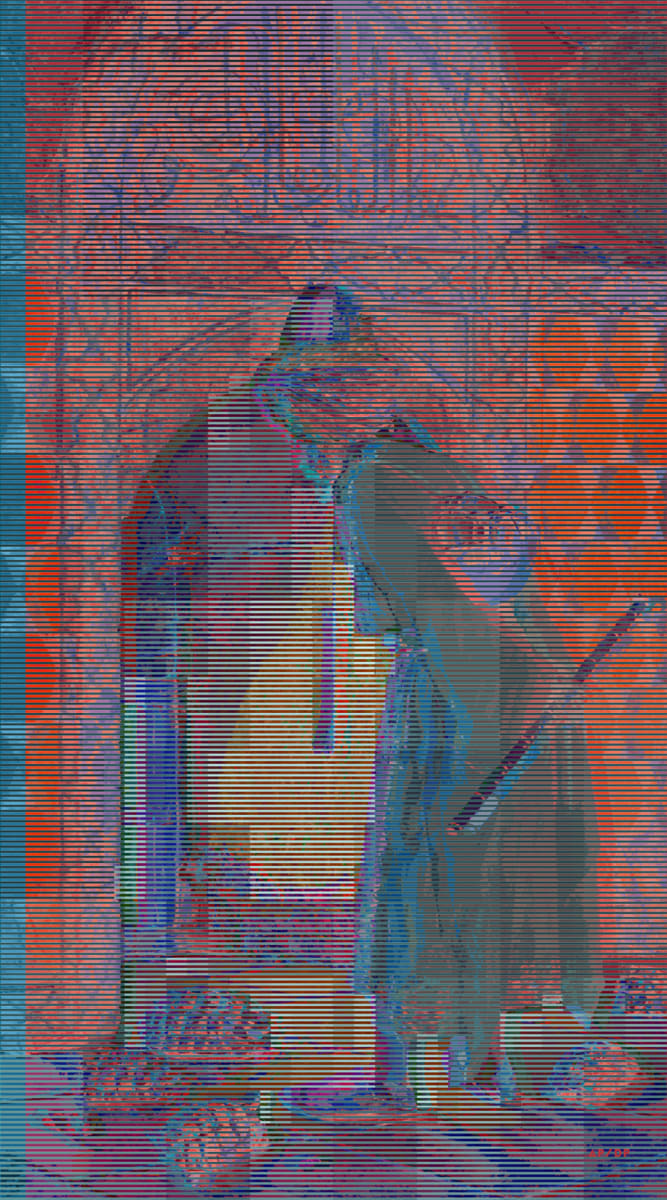Kaplumbağa Terbiyecisi II After Osman Hamdi (1906) by Alea Pinar Du Pre, Image 1.