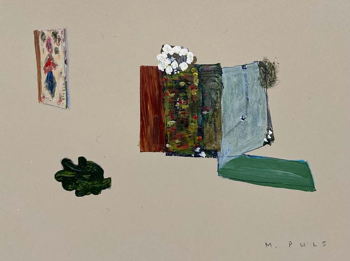 Small painting with multiple parts by MaryAnn Puls 