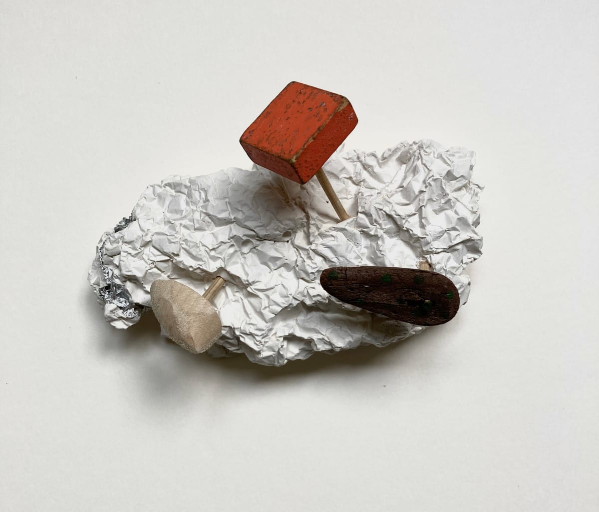 Plaster Shape with Additional Pieces by MaryAnn Puls, Image 10.