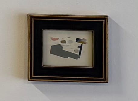 Tiny painting in Plastic Frame by MaryAnn Puls, Image 1.