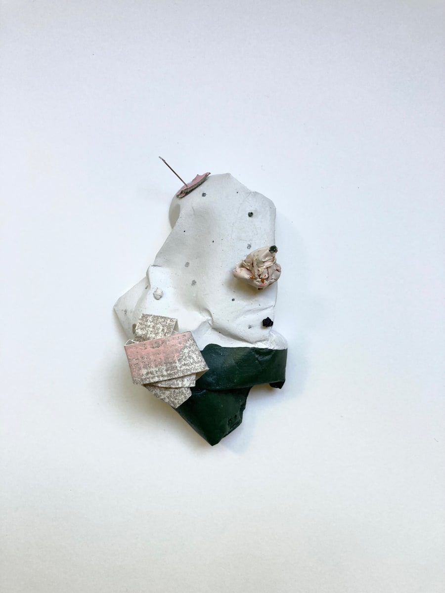 Plaster shape with numerous additions by MaryAnn Puls, Image 1.