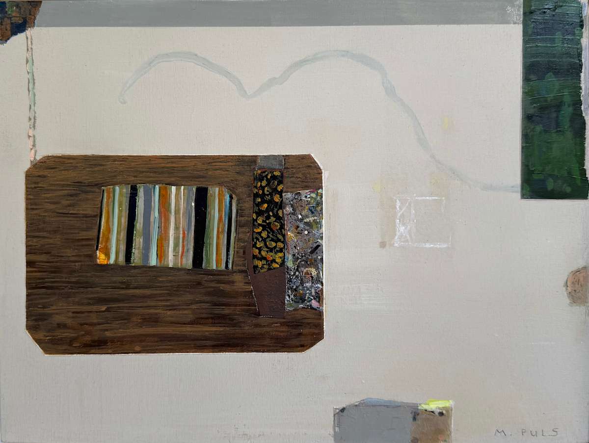 Painting with Stripes by MaryAnn Puls 