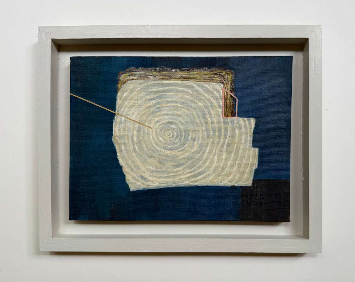 Concentric Lines of Paint by MaryAnn Puls 