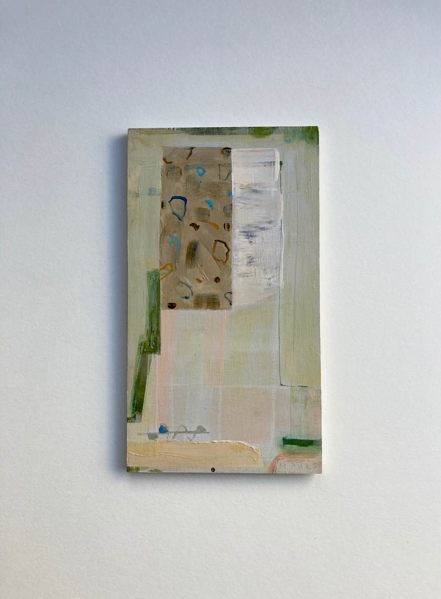 Rectangle with a Number of Small Organic Shapes by MaryAnn Puls 