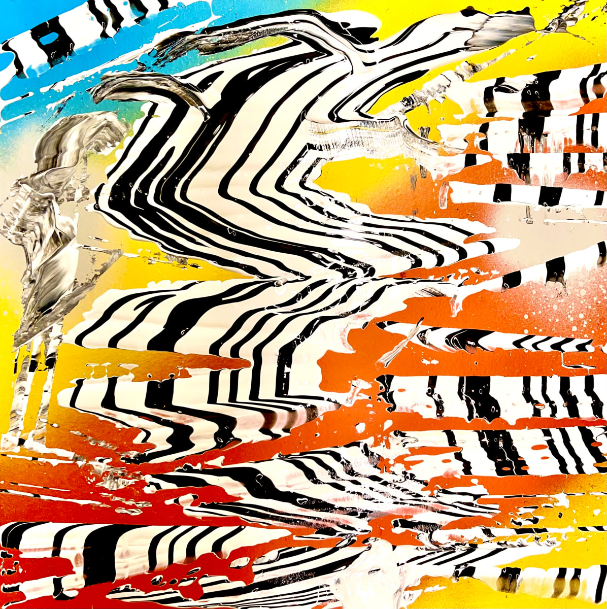 Abstract zebra collection 3 by Neal Barbosa 