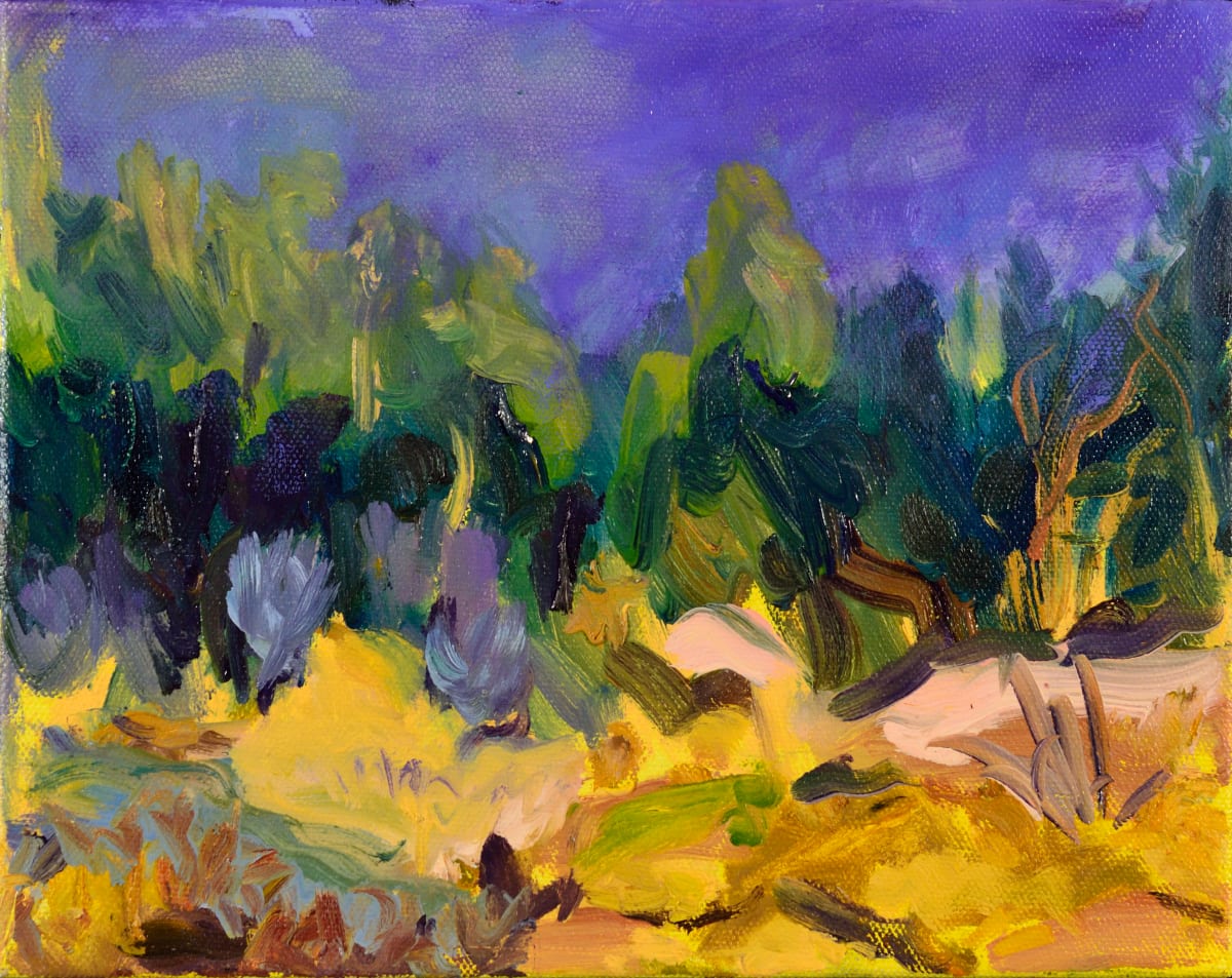 Cool Light, Lavender Sky by Andrea K. Lawson 