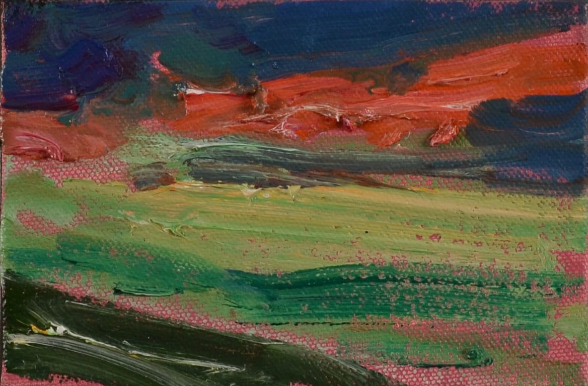 August Evening by Andrea K. Lawson 