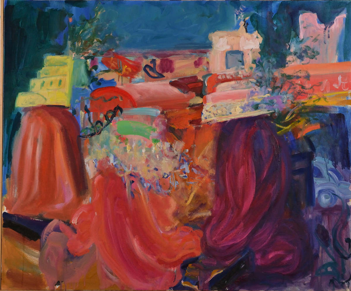 Cake Cancan, Window, Cityscape by Andrea K. Lawson, Image 1.