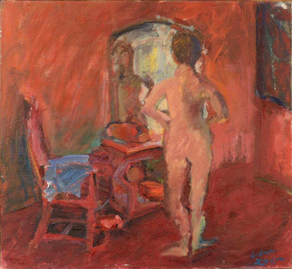 In The Mirror, Red, Image 1.