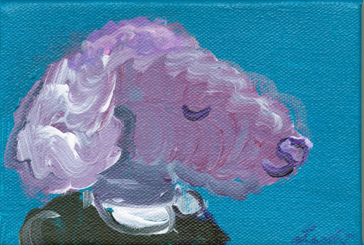 Poodle School Girl by Andrea K. Lawson 