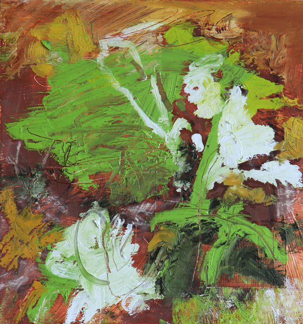 Texas Summer 2 by Cheryl D. McClure  Image: 10 x 10 oil on wood panel