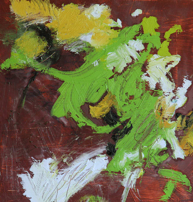 Texas Summer 3  Image: 10 x 10 x 2 inches oil on wood panel