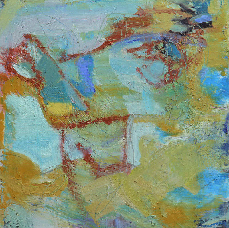 Texas Summer 7  Image: 10 x 10 inch oil on wood panel