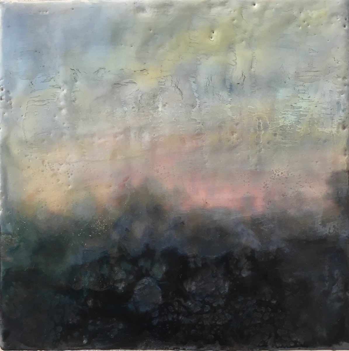 Daybreak.encaustic.6x6_22.2018_wqigqg_15 by Giselle Gautreau 