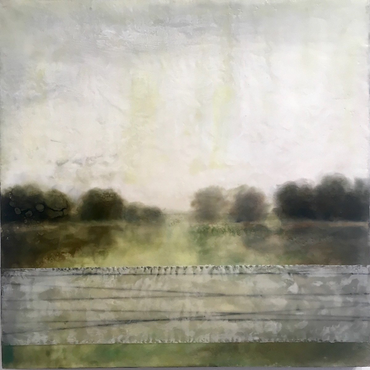 Spring Field by Giselle Gautreau  Image: Spring Field
Encaustic on panel
24x24"
private collection