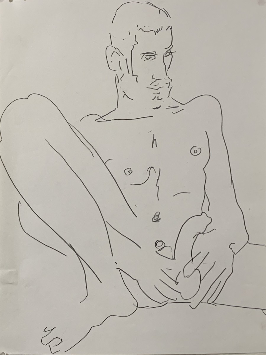 Erotic drawing to web 6 by Paul Seidell 