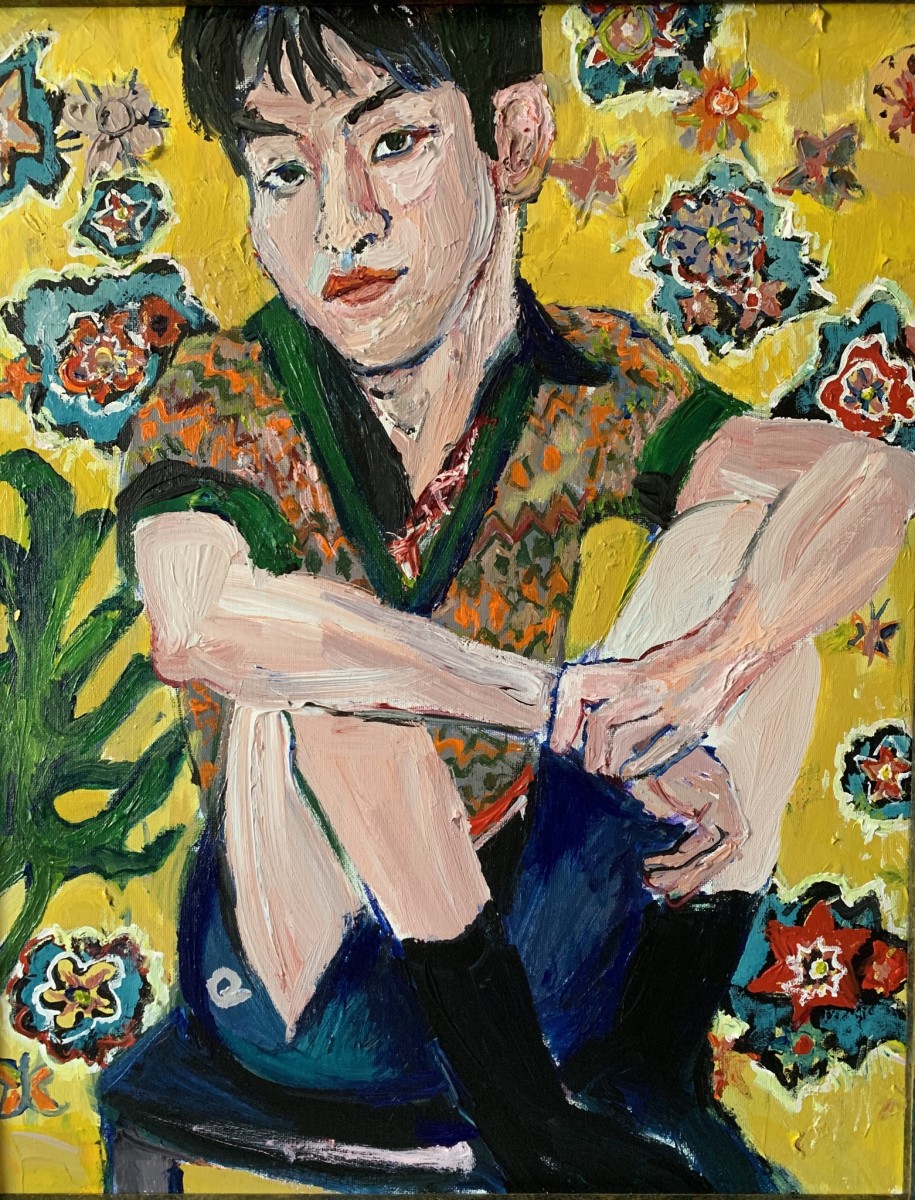 Acrylic on canvas 39 by Paul Seidell 