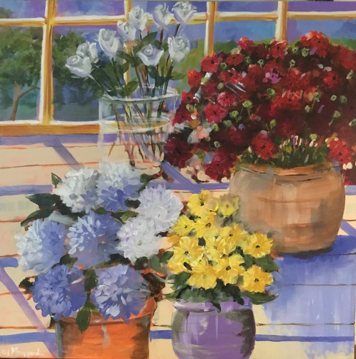 Window Garden with View by CJ Maggard 
