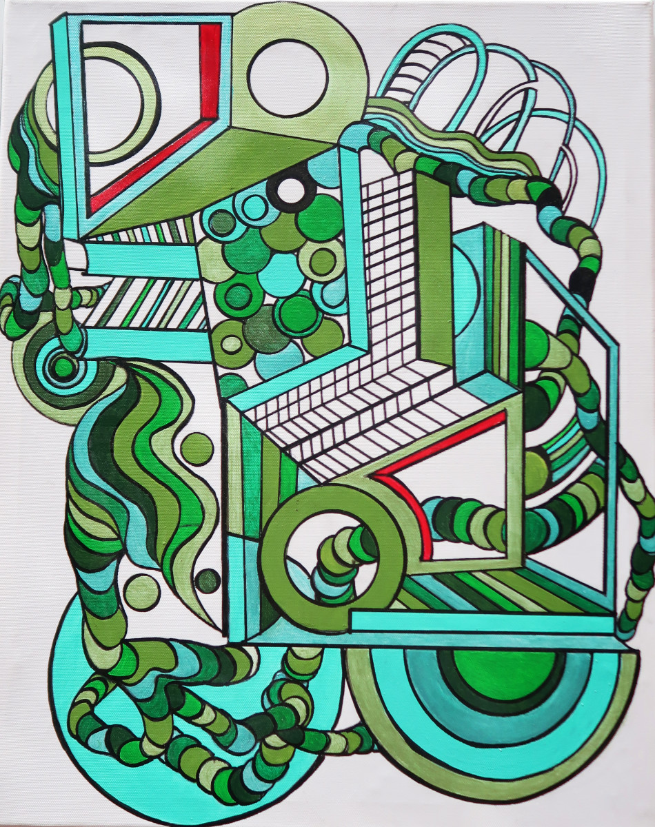 Geometric Greens by Skye Lucking 