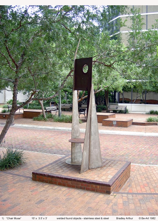 Chair Muse by Bradley Arthur  Image: "Chair Muse" Homage to Picasso's "Bust Of A Woman" 