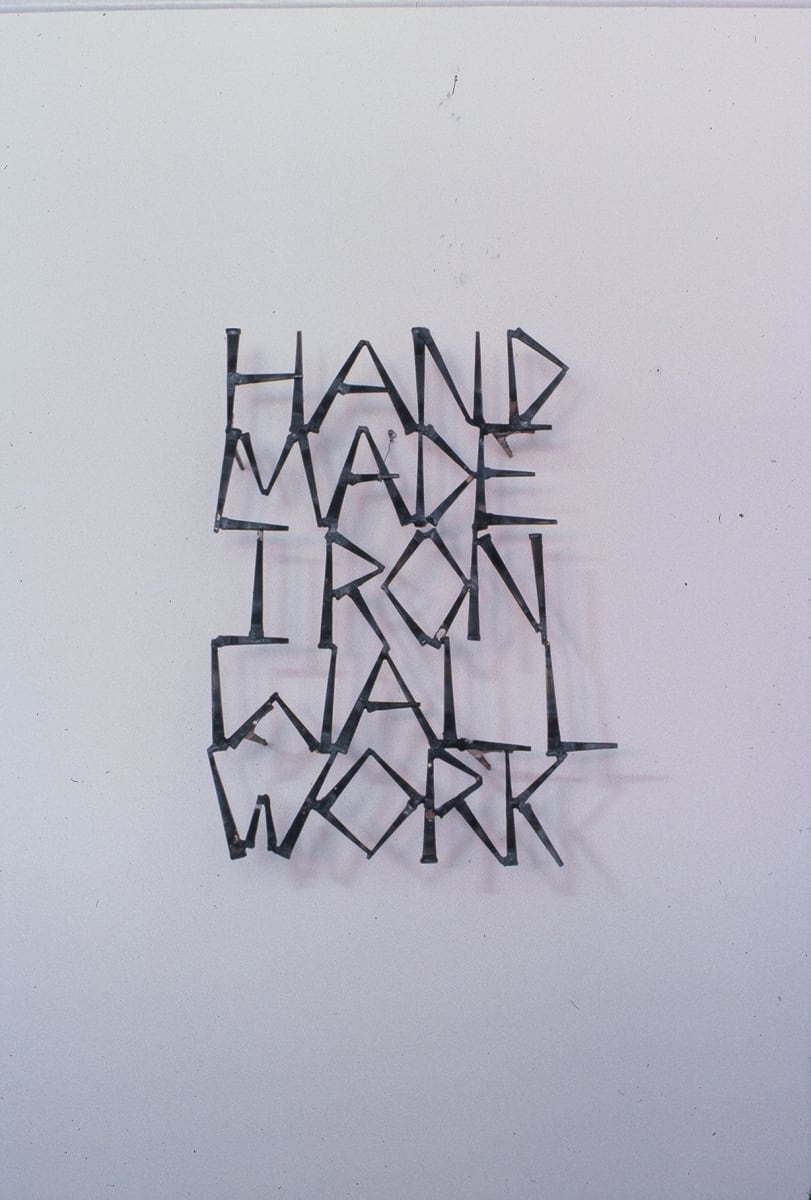 Hand Made Iron Wall Work by Bradley Arthur, Image 1.