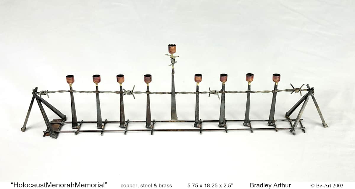 Holocaust Menorah Memorial by Bradley Arthur, Image 3.