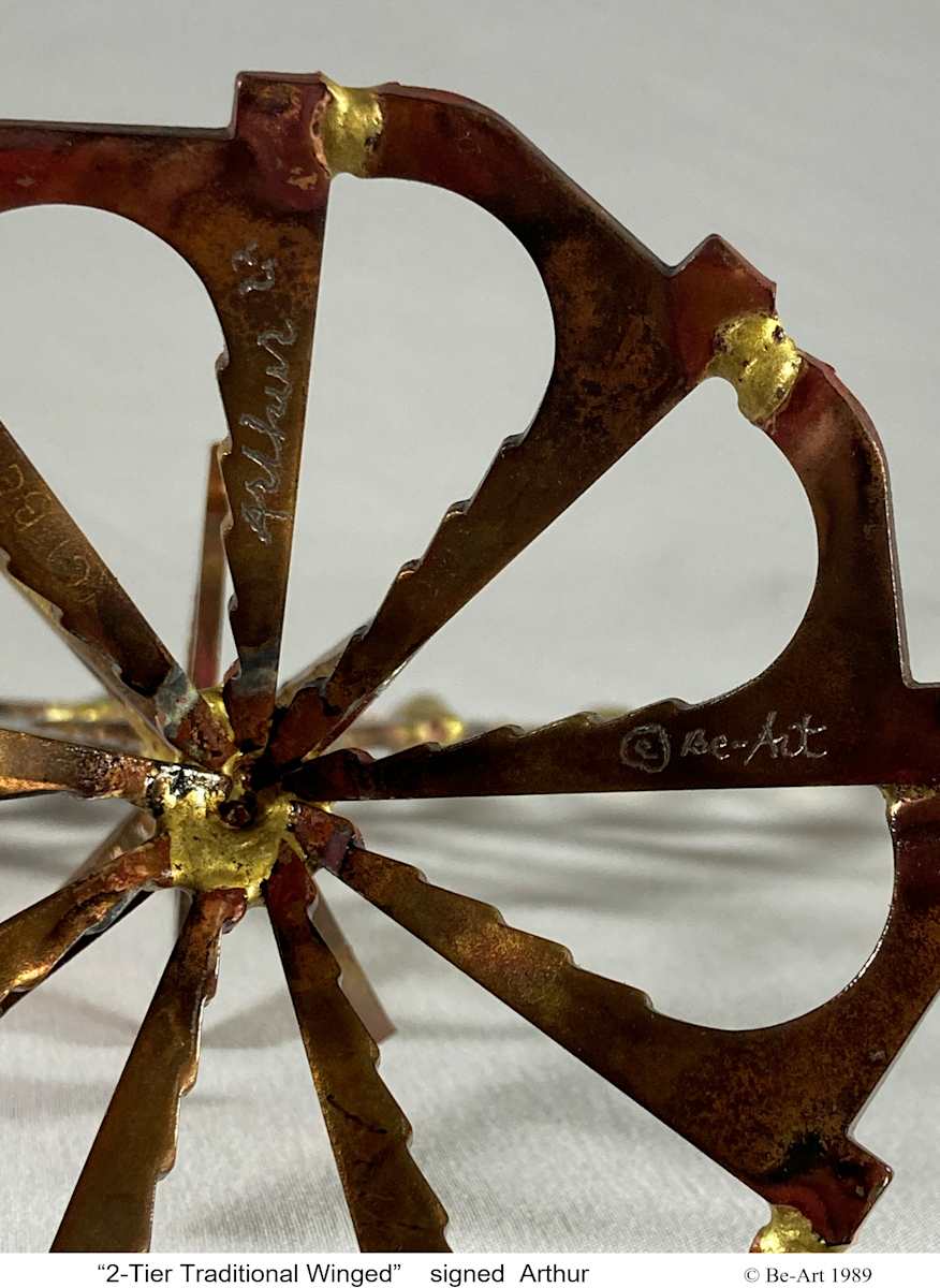 2-Tier Traditonal Winged (detail-sig) by Bradley Arthur, Image 2.