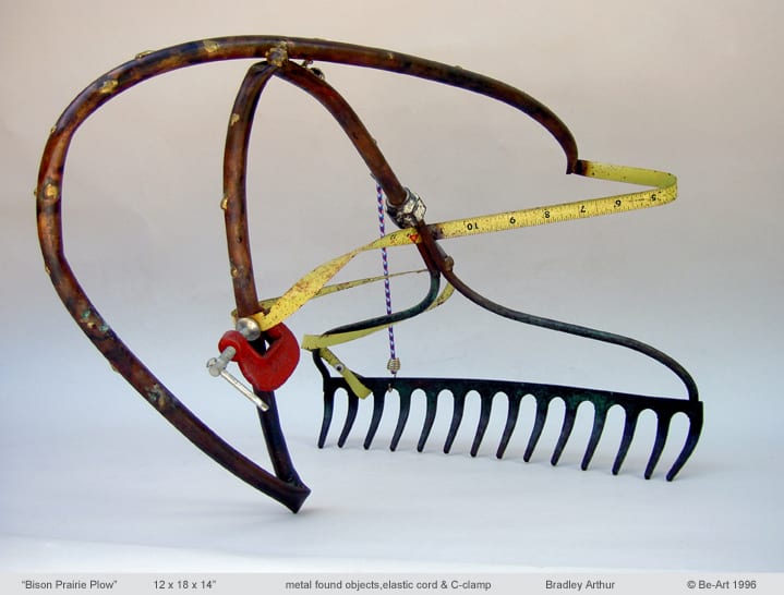 Bison Prarie Plow by Bradley Arthur 