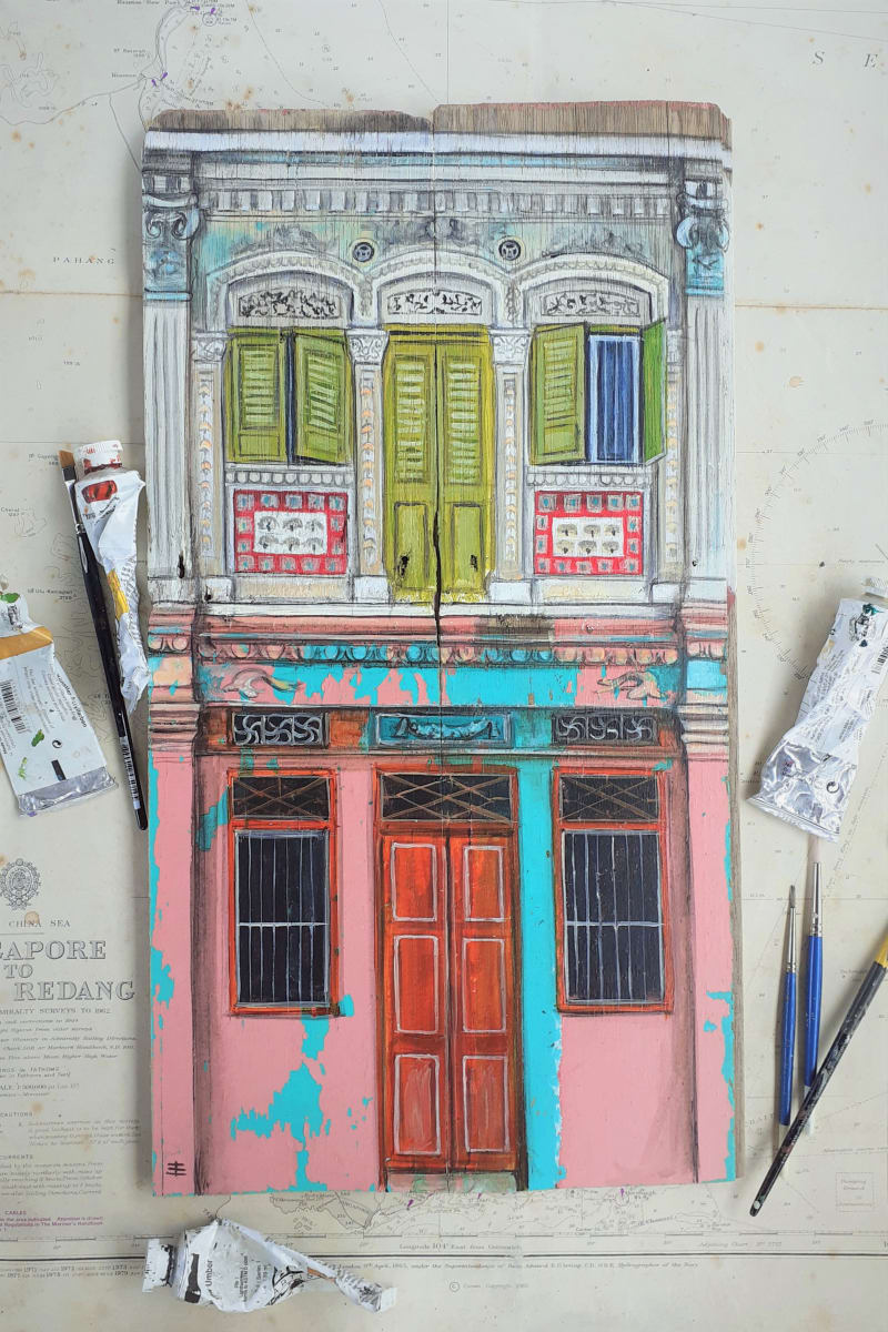 Lor 24A Geylang, Singapore by Elena Merlina Paint The World Tour