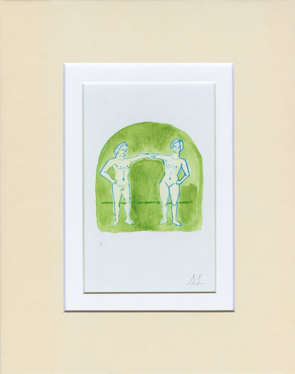 Etruscan Lovers in Green by Shelby Little 