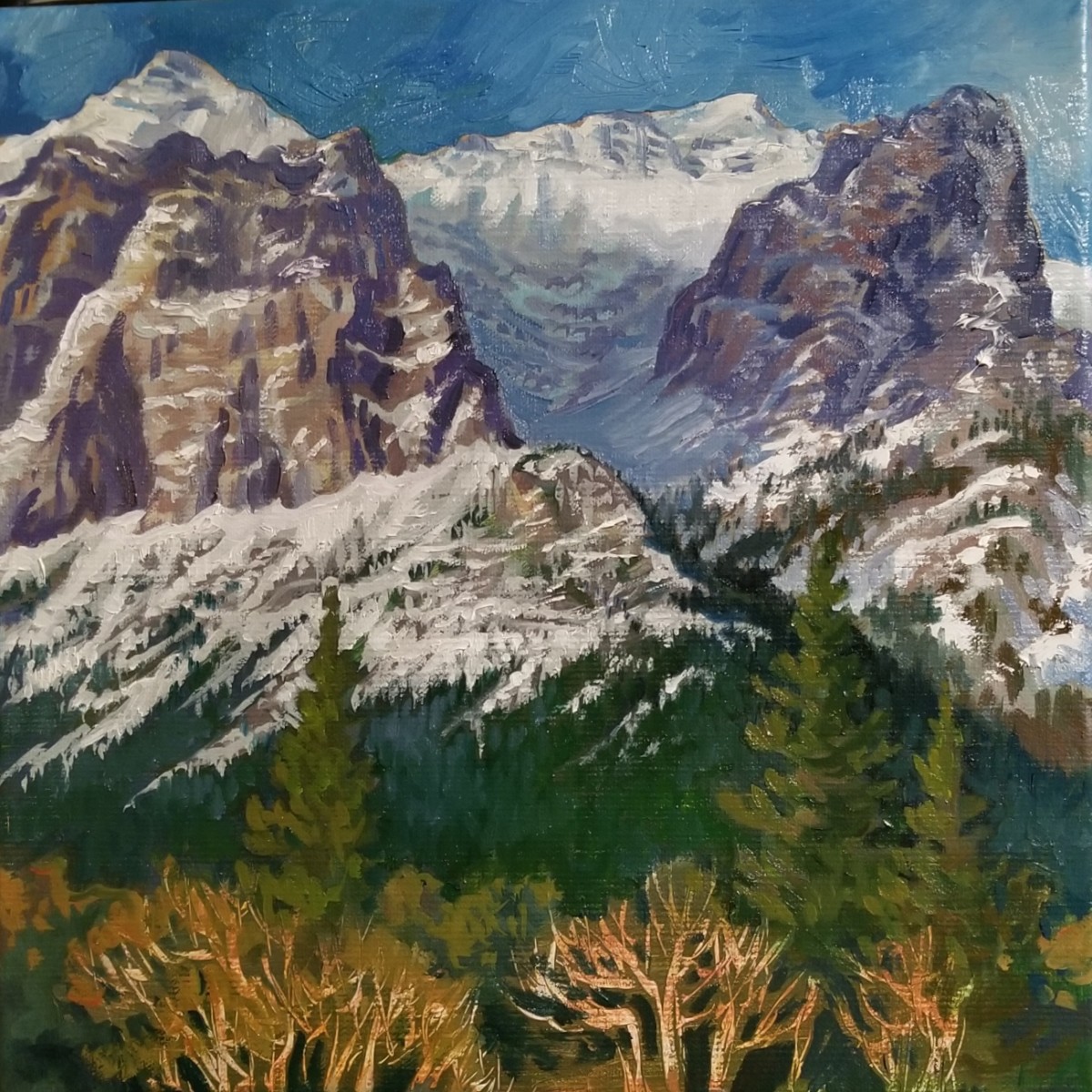 "Above Canmore - Alberta Rockies" by Jan Poynter 