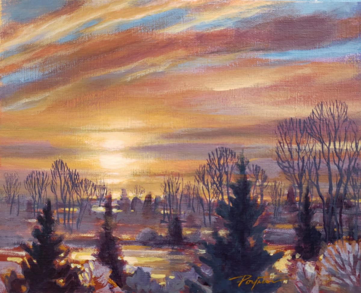 "Fraser reflections - Sunset #2" by Jan Poynter 