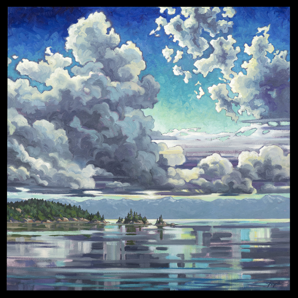 "Cloud Study - Blues #2" by Jan Poynter 
